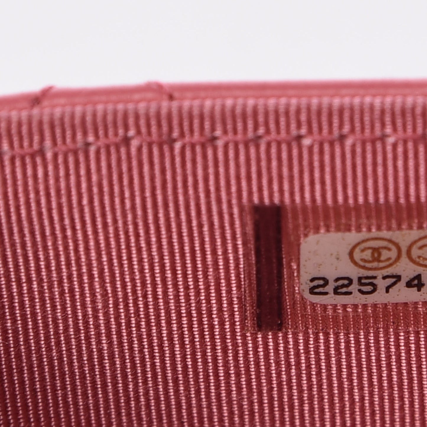 Lambskin Quilted Flap Card Holder Pink
