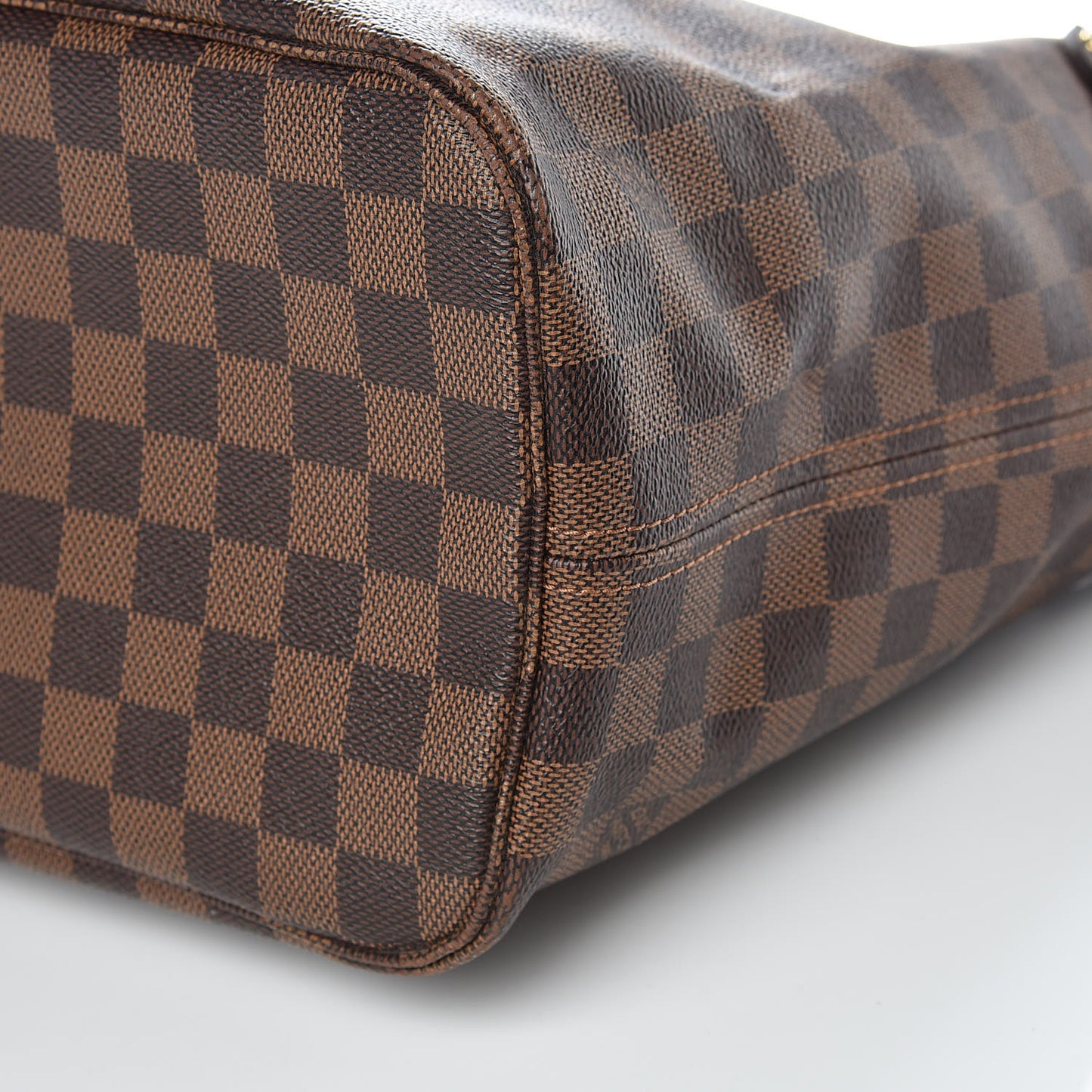 Damier Ebene Neo Neverfull MM Rose Ballerine