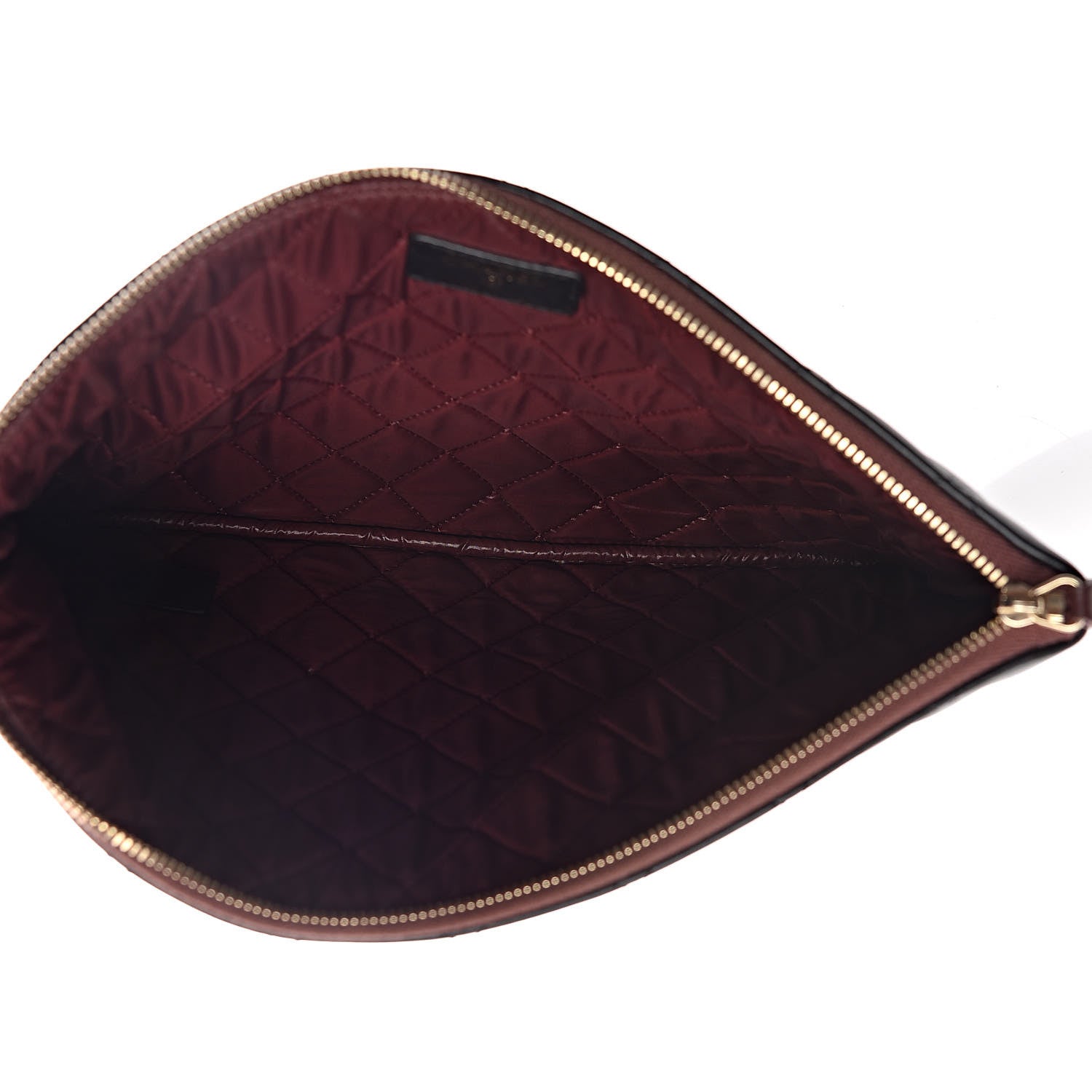 Chanel Lambskin Quilted Medium Cosmetic Case Black 5 of 9