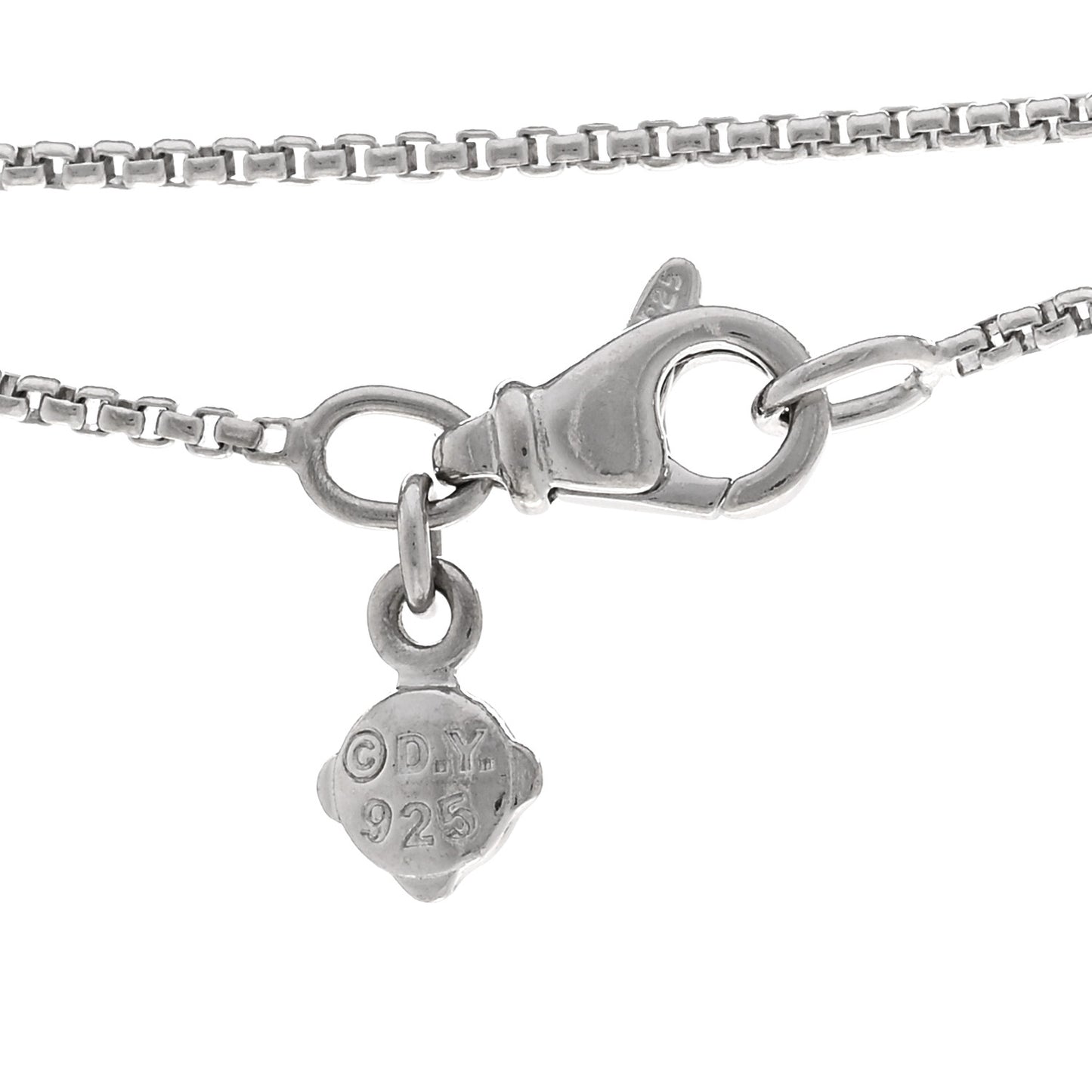 Sterling Silver Pearl Station Necklace 72"