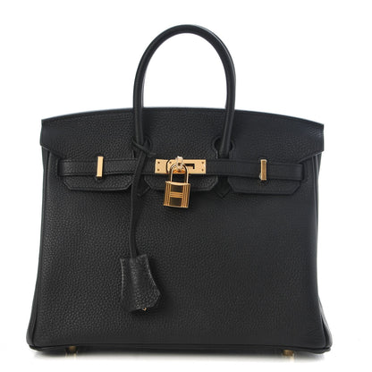Hermes Togo Birkin 25 Black 1 of 34