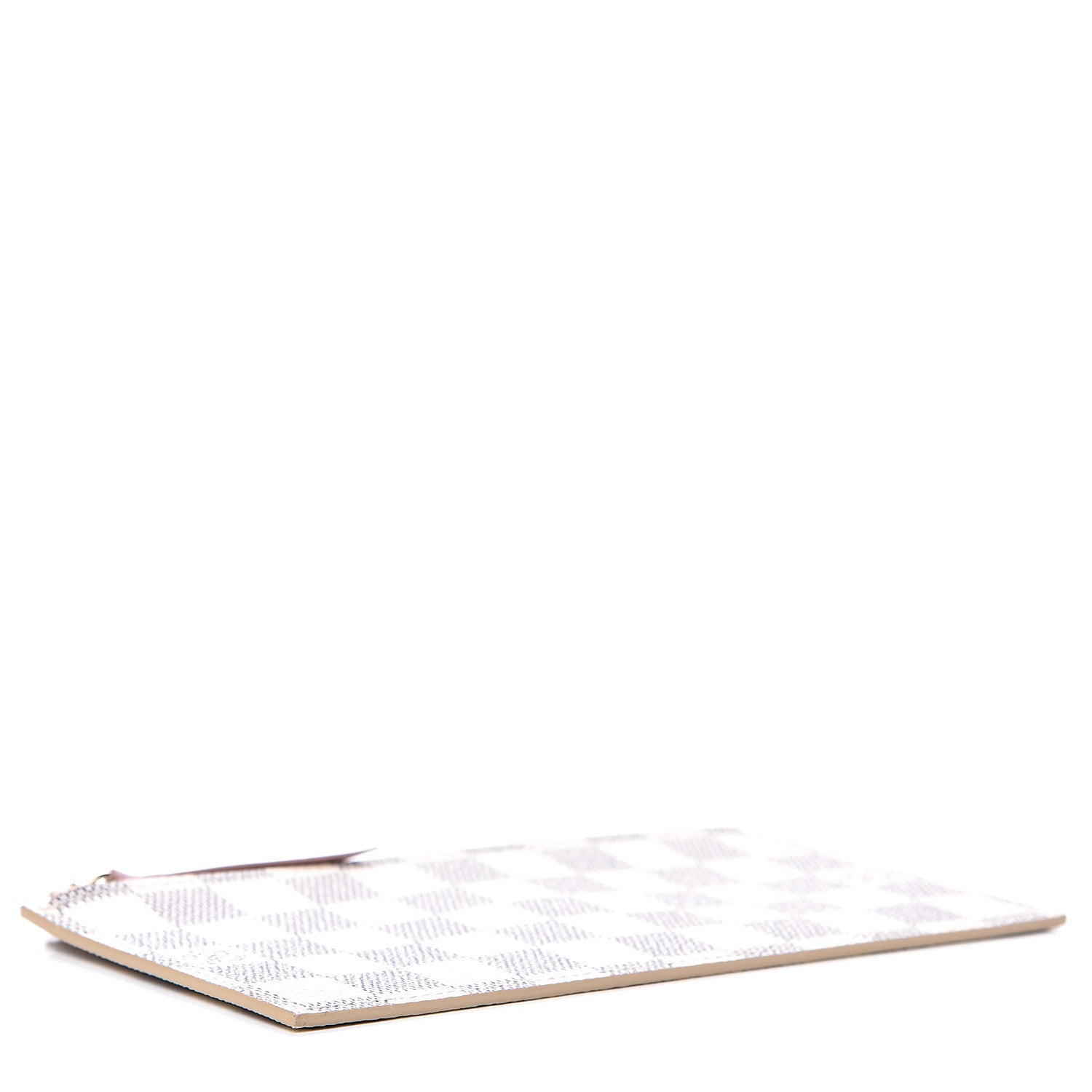 Louis Vuitton Damier Azur Felicie Chain Wallet Zippered Insert Rose Ballerine 3 of 5