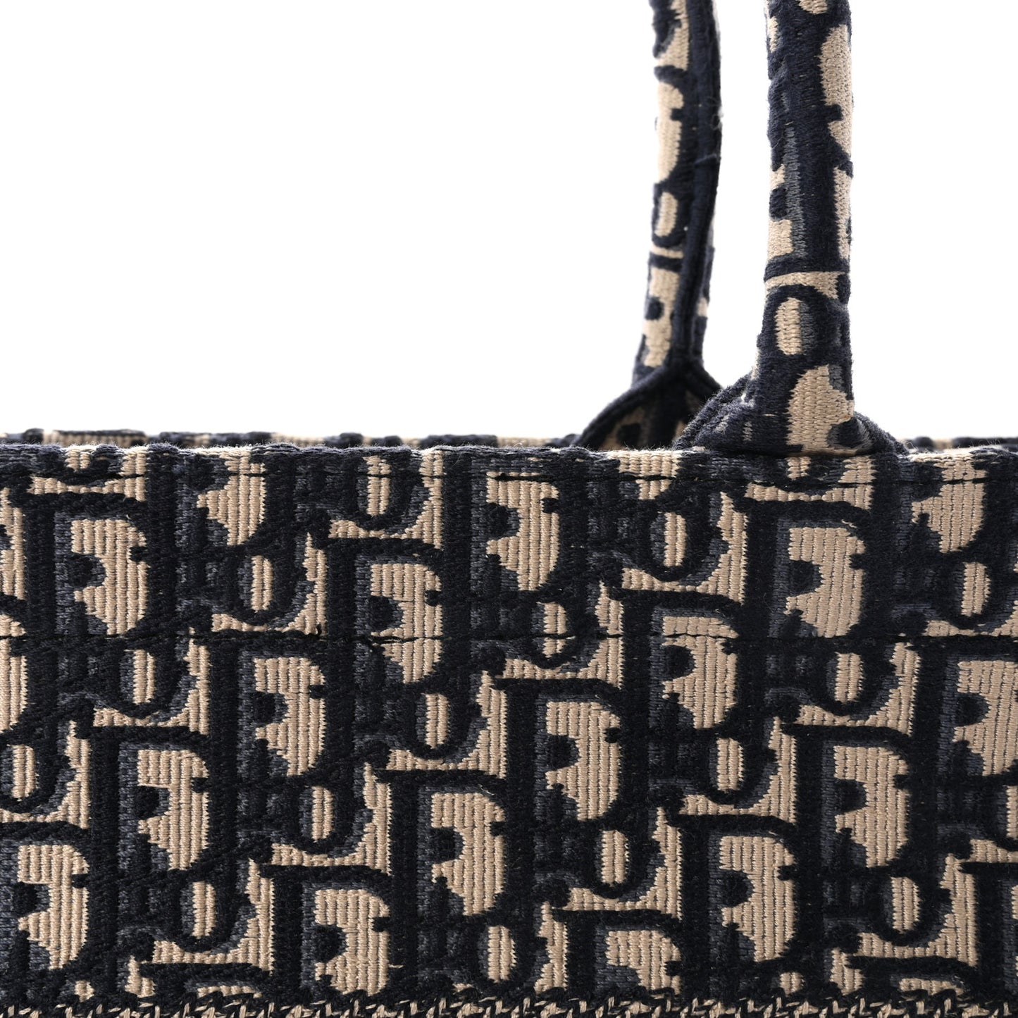 Oblique Medium Book Tote Blue Multicolor