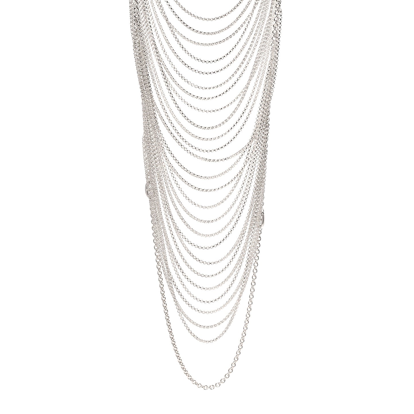 Sterling Silver New Farandole Collier Necklace