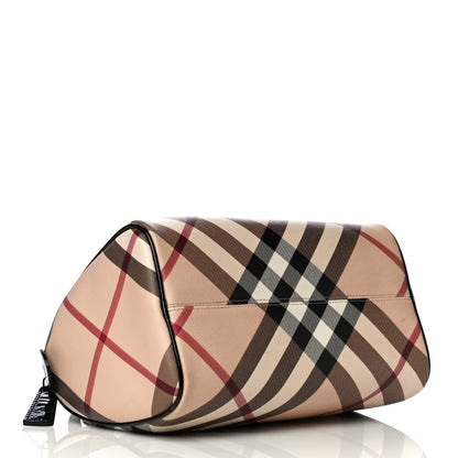Burberry Nova Check Small Chester Bowling Bag Black 3 of 11