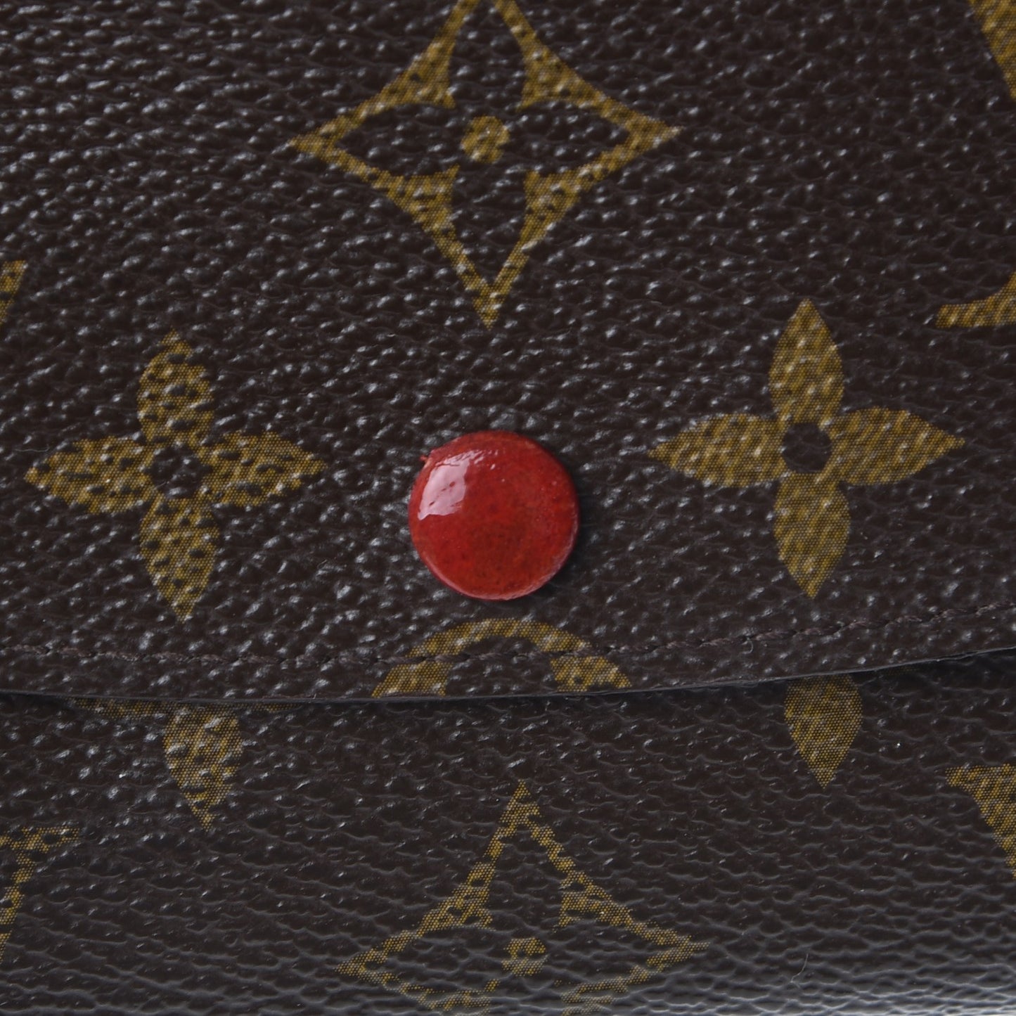 Monogram Emilie Wallet Red