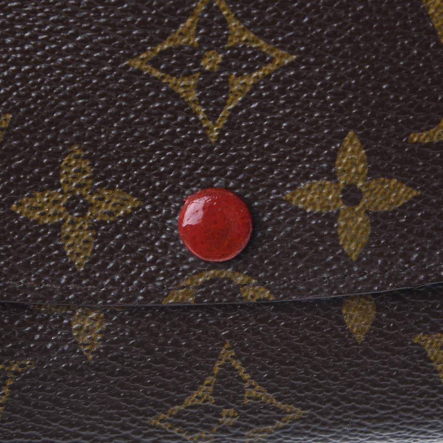 Louis Vuitton Monogram Emilie Wallet Red 8 of 9