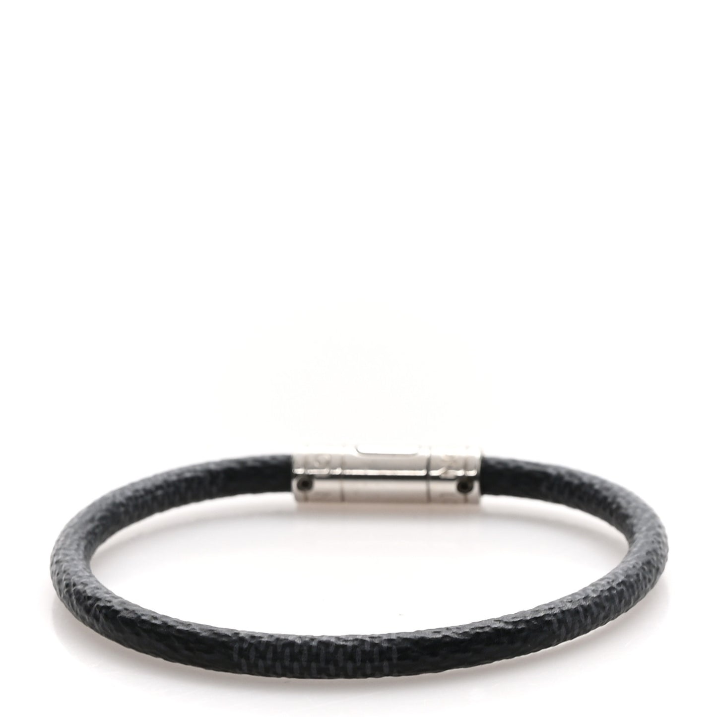 LOUIS VUITTON Damier Graphite Keep It Bracelet 19