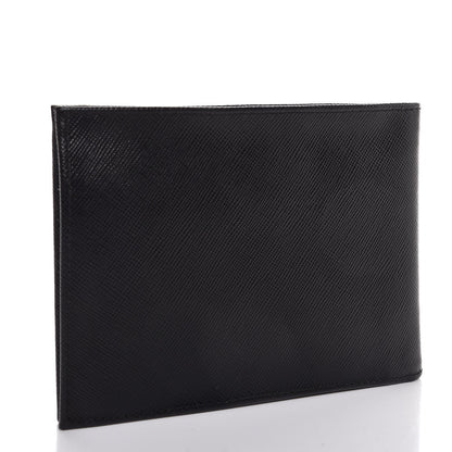 Prada Saffiano Bi-Fold Wallet Black 3 of 7