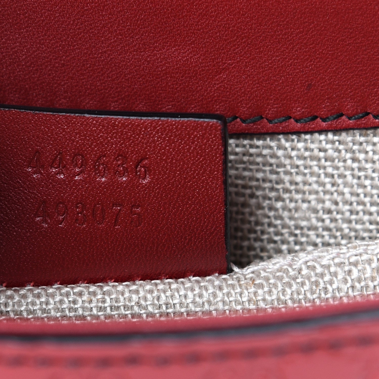 Gucci Soft Microguccissima Mini Emily Chain Shoulder Bag Rosso 6 of 10