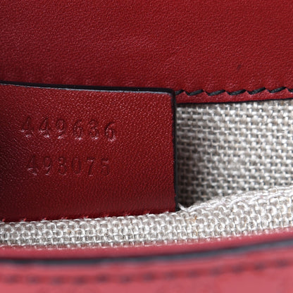 Gucci Soft Microguccissima Mini Emily Chain Shoulder Bag Rosso 6 of 10