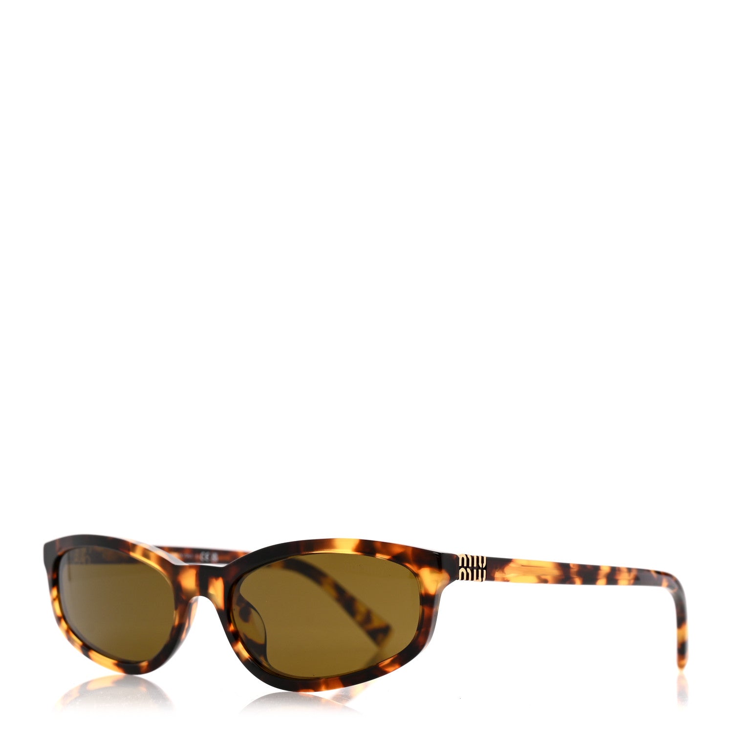 Miu Miu Acetate Cat Eye Sunglasses SMU A06 Tortoise 1 of 7