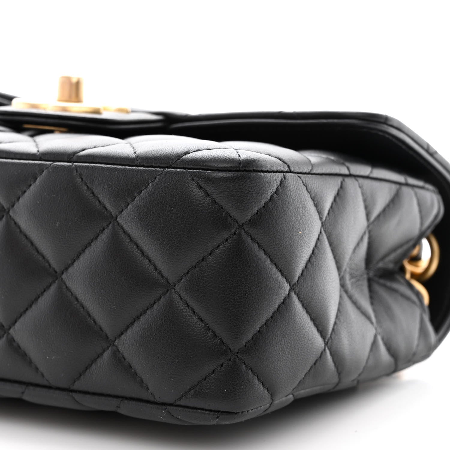 Chanel Lambskin Quilted Casino Chips Mini Flap Black 10 of 11