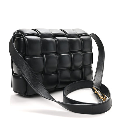 Bottega Veneta Nappa Maxi Intreccio Padded Cassette Crossbody Bag Black 2 of 9