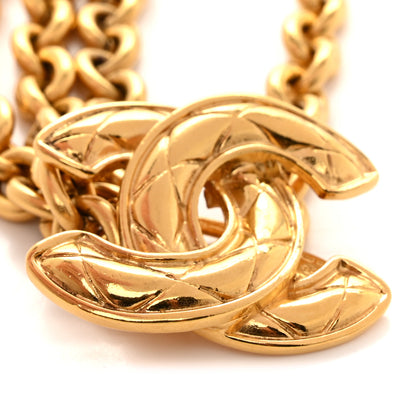 Chanel Metal Triple Chain CC Belt Gold 3 of 5