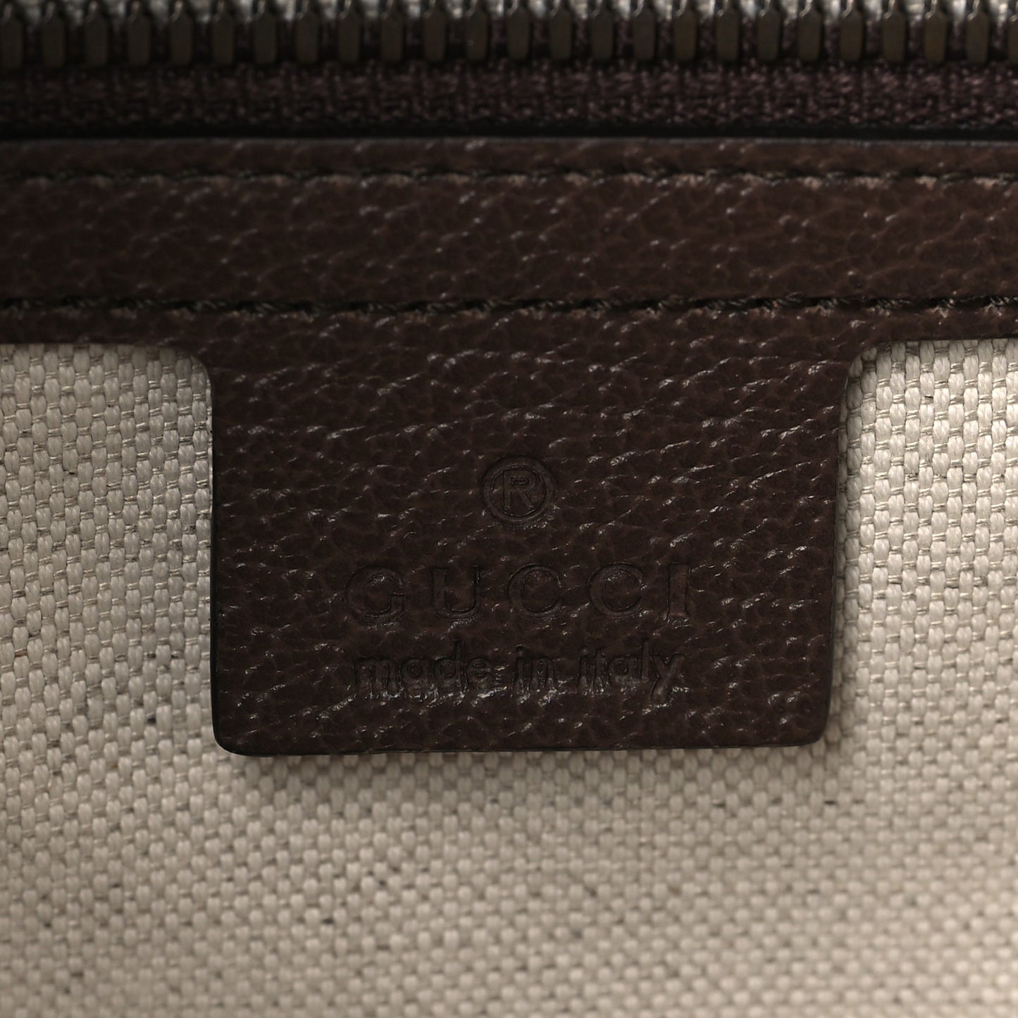 GG Supreme Monogram Web Small Ophidia Half Moon Hobo Brown