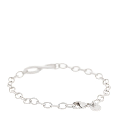 Tiffany Sterling Silver Infinity Chain Bracelet 2 of 5