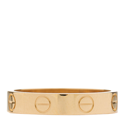 Cartier 18K Yellow Gold 3.5mm LOVE Wedding Band Ring 51 5.75 3 of 4