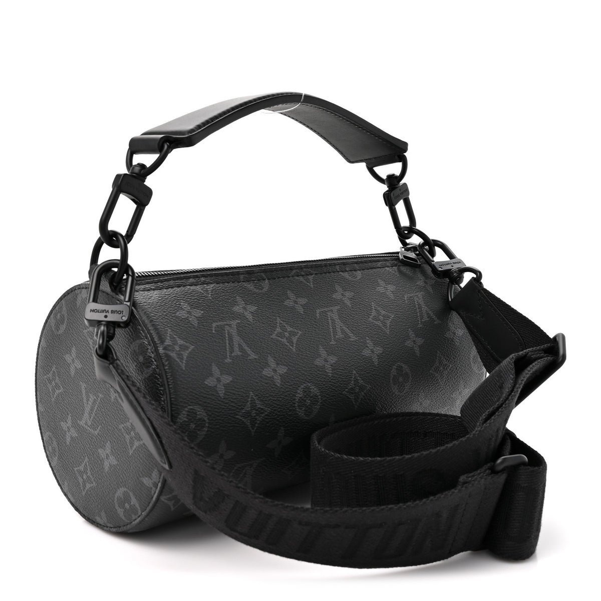 Louis Vuitton Monogram Eclipse Soft Polochon PM 3 of 9