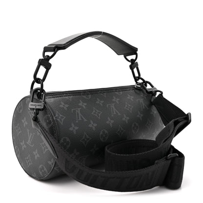 Louis Vuitton Monogram Eclipse Soft Polochon PM 3 of 9