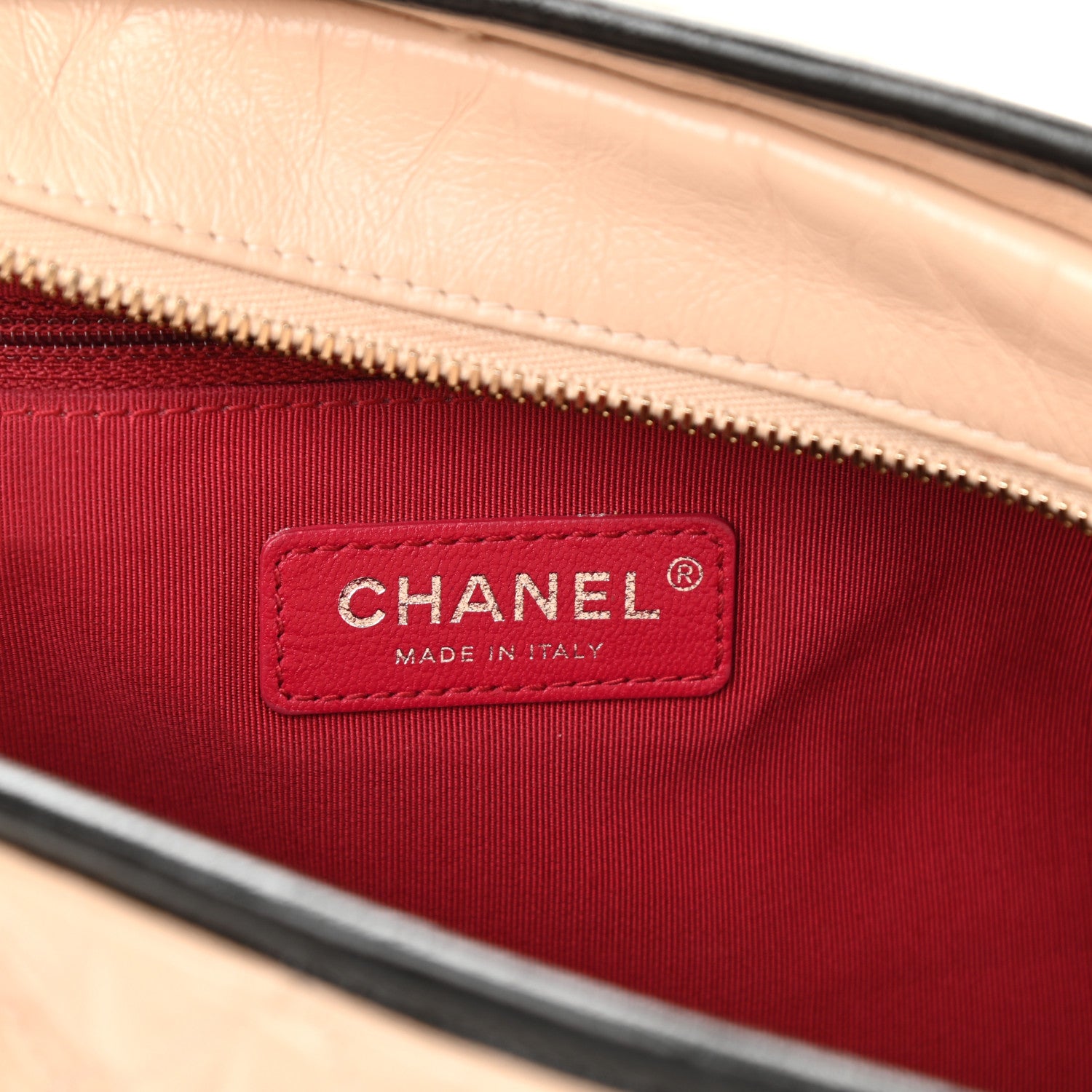 Chanel Aged Calfskin Quilted Large Gabrielle Hobo Beige Black 6 of 11