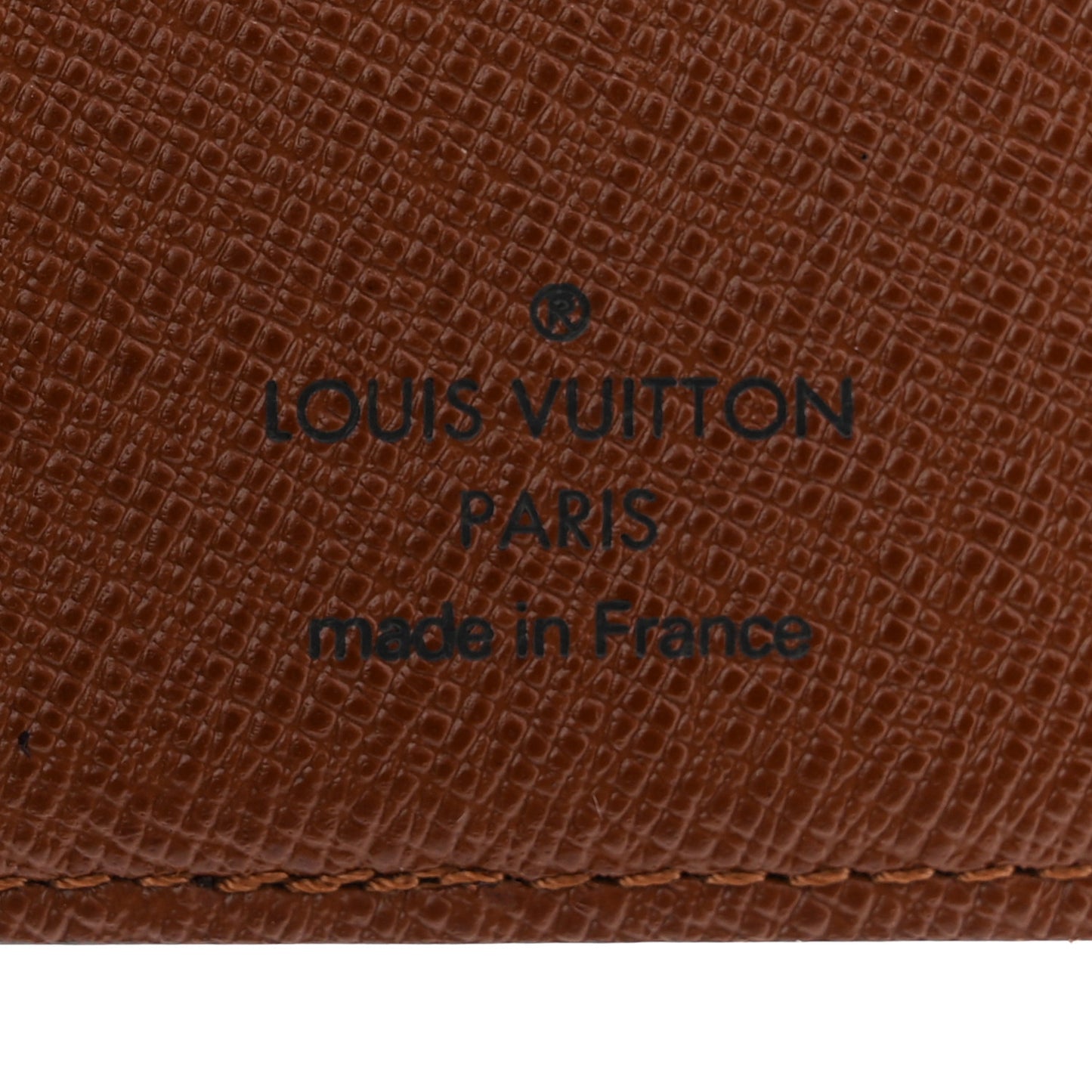 Monogram Checkbook Holder Case Wallet