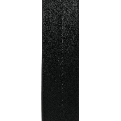 Christian Dior Calfskin 30 Montaigne Cut-Out CD Belt 90 36 Black 3 of 5