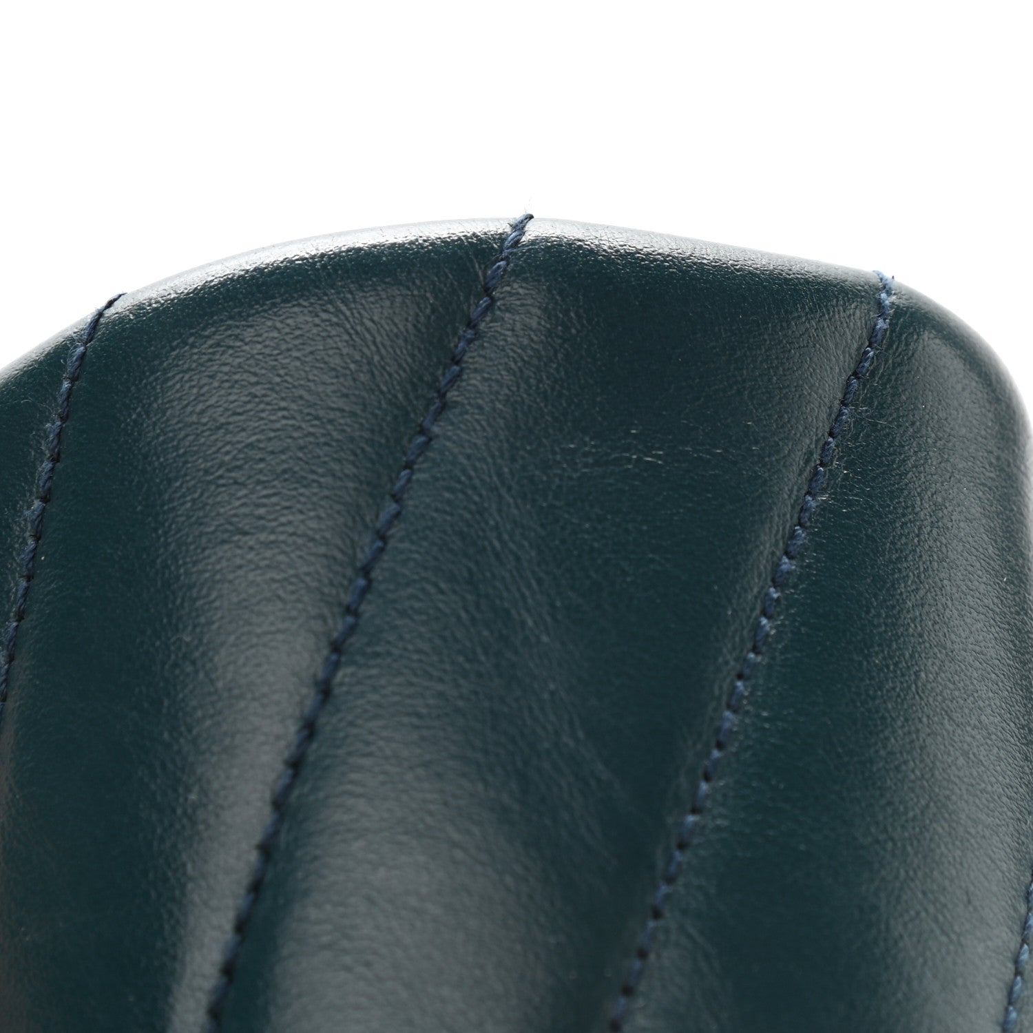 Saint Laurent Calfskin Y Quilted Monogram Toy Loulou Satchel Dark Green 10 of 10