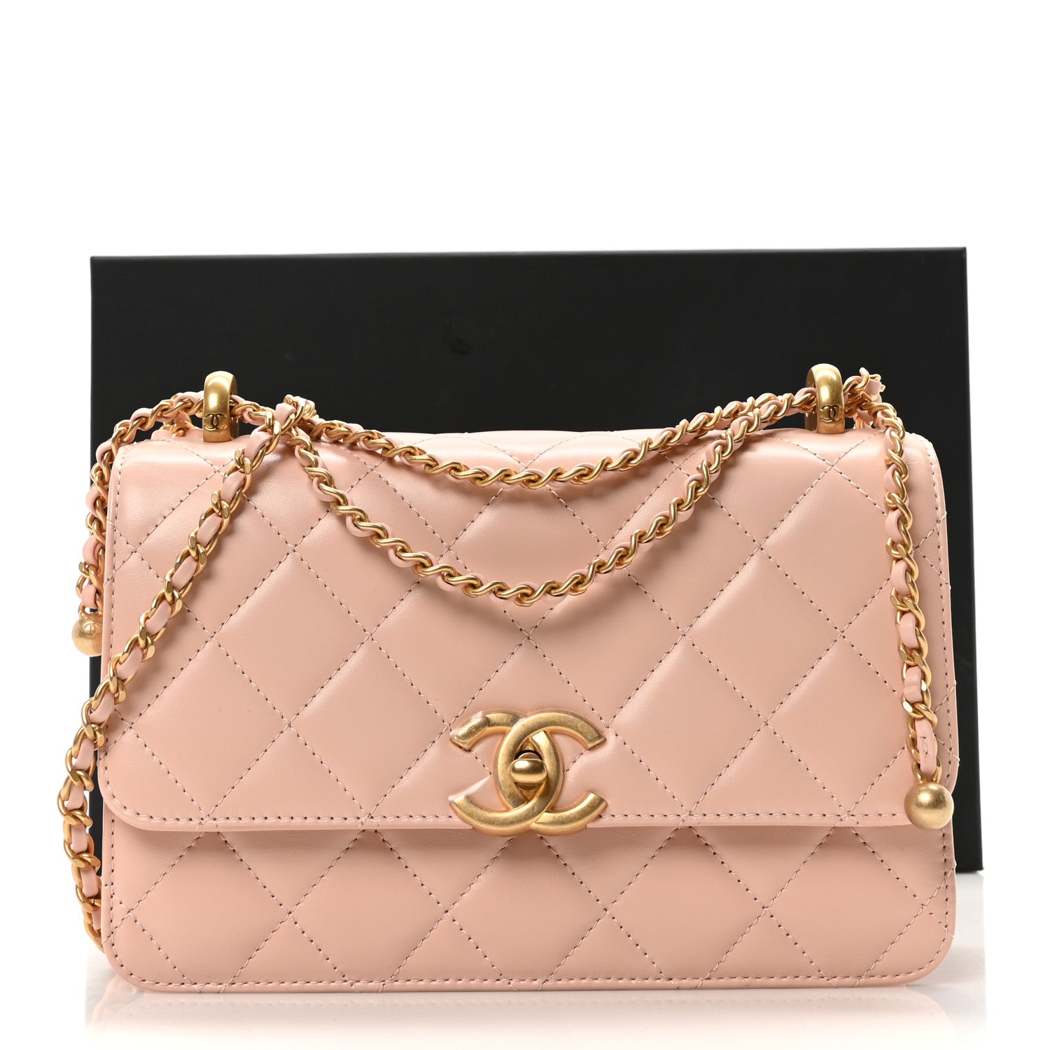 Chanel Calfskin Quilted Perfect Fit Flap Light Pink 11 of 11