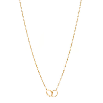 Cartier 18K Yellow Gold Interlocking LOVE Necklace 1 of 5