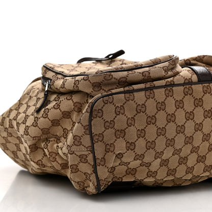 Gucci Monogram Backpack Dark Brown 9 of 18