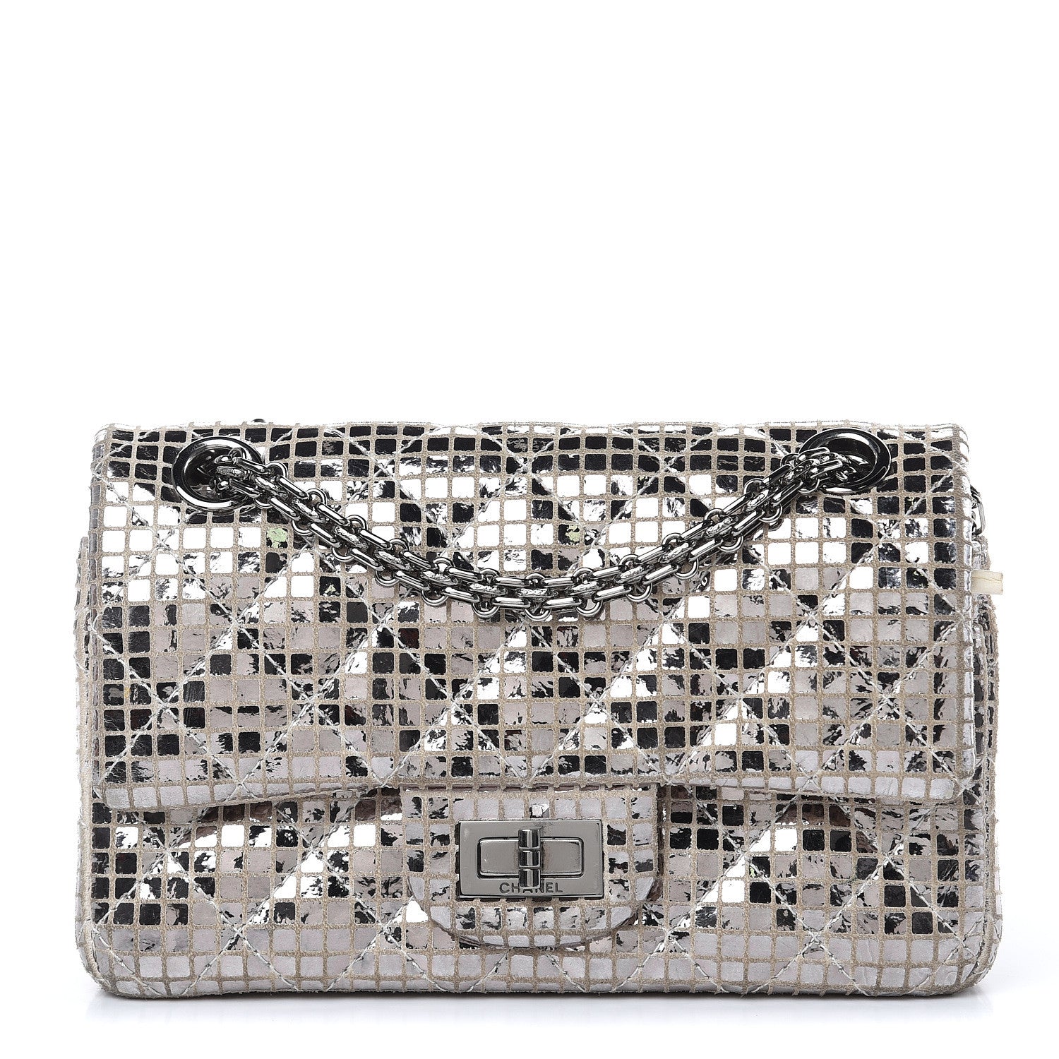 Chanel Mirror 2.55 Reissue 224 Flap Silver 1 of 13