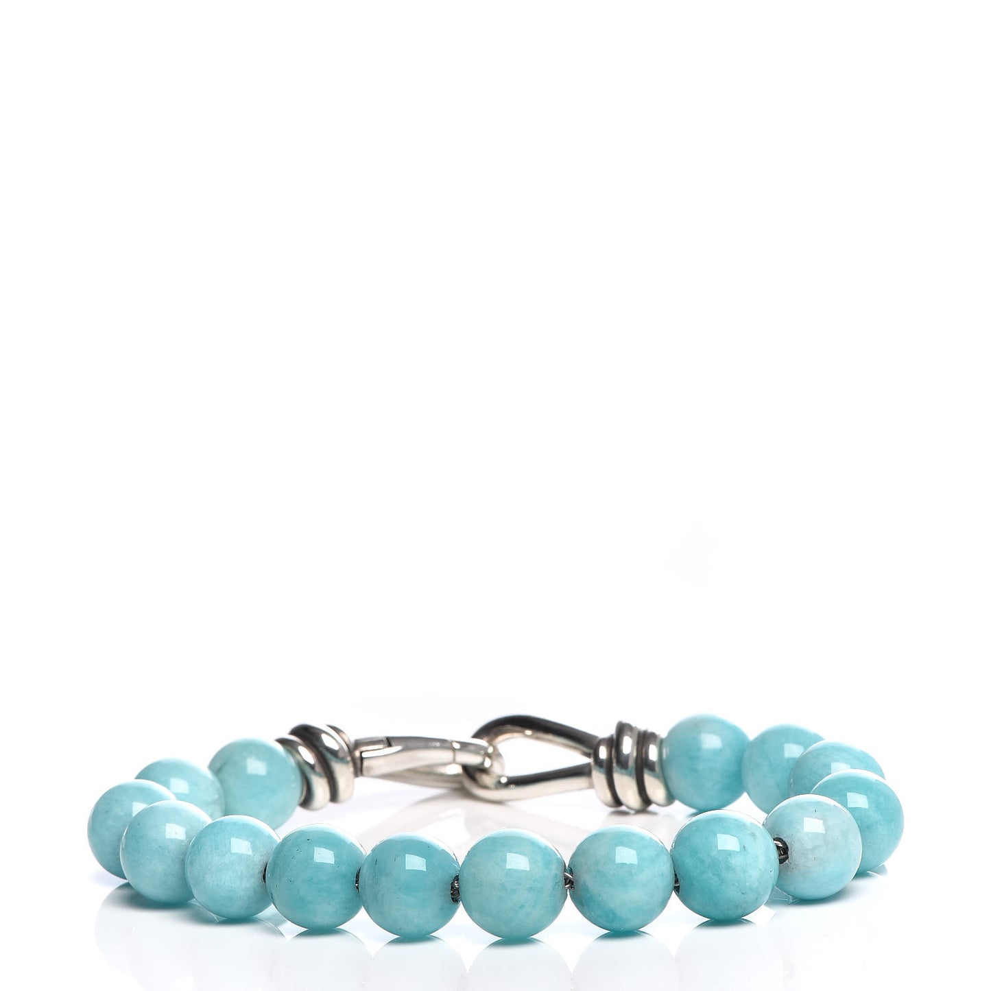 Sterling Silver Amazonite Paloma Picasso Knot Bead Bracelet