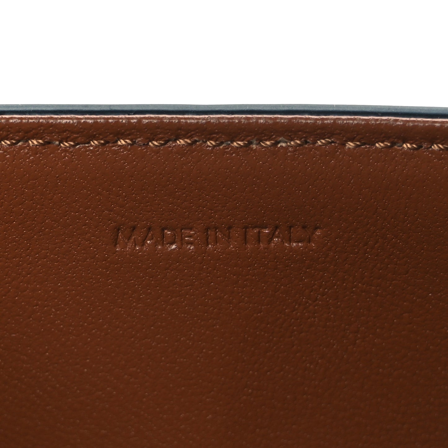 Natural Calfskin Triomphe Shoulder Bag Tan