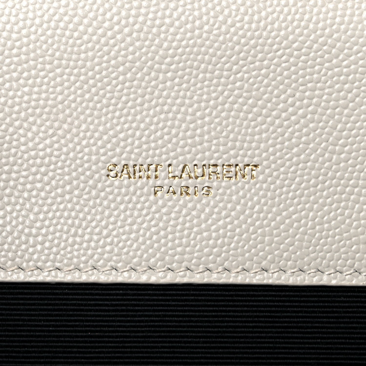 Saint Laurent Grain De Poudre Textured Mixed Matelasse Triquilt Small Monogram Satchel Crema Soft 6 of 16