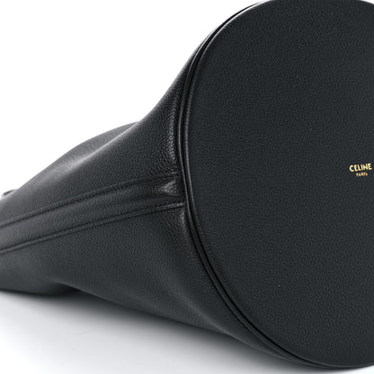 Celine Supple Grained Calfskin Bucket 16 Bag Black 10 of 12