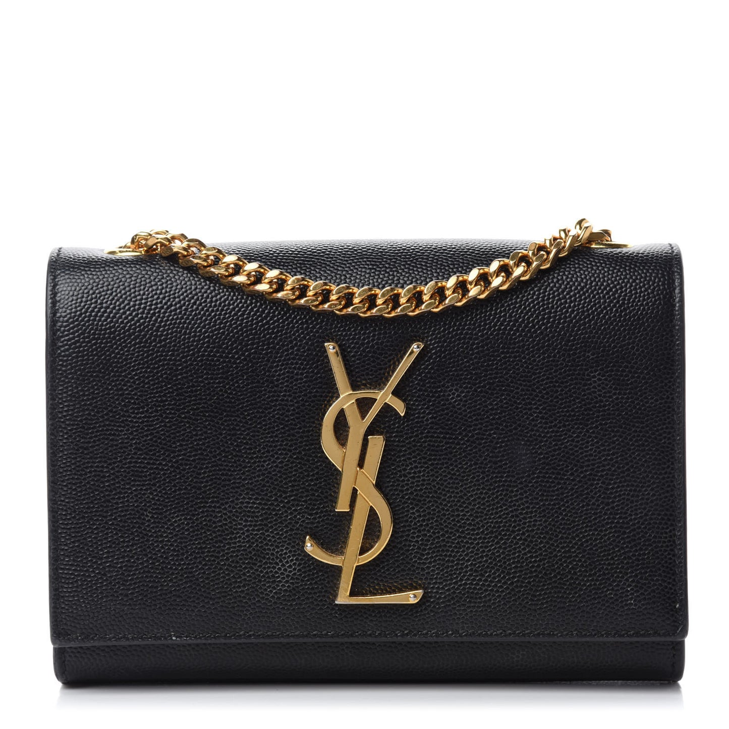 Grain De Poudre Small Monogram Kate Satchel Black