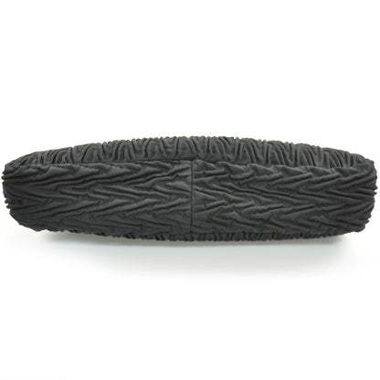 Prada Tessuto Nylon Chevron Clutch Nero Black 4 of 8