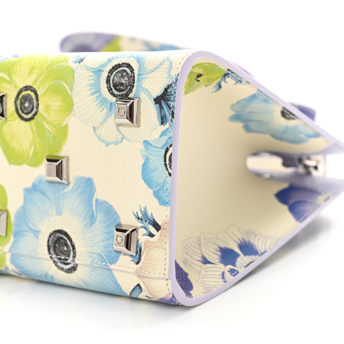 Calfskin Floral Print Small The Studio Bag Mascarpone