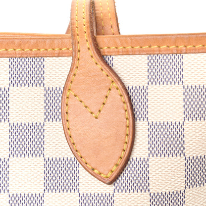 Louis Vuitton Damier Azur Neo Neverfull MM Rose Ballerine 7 of 8