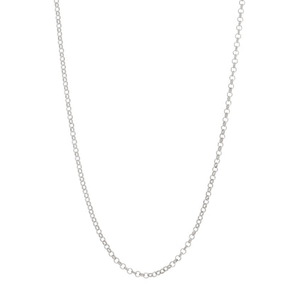 Chrome Hearts Sterling Silver Roll Chain Necklace 20" 1 of 5