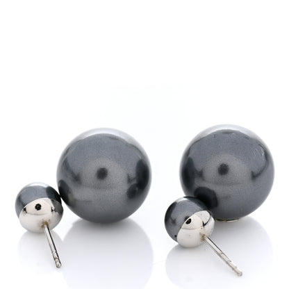 Christian Dior Mise En Dior Tribal Earrings Grey 3 of 4