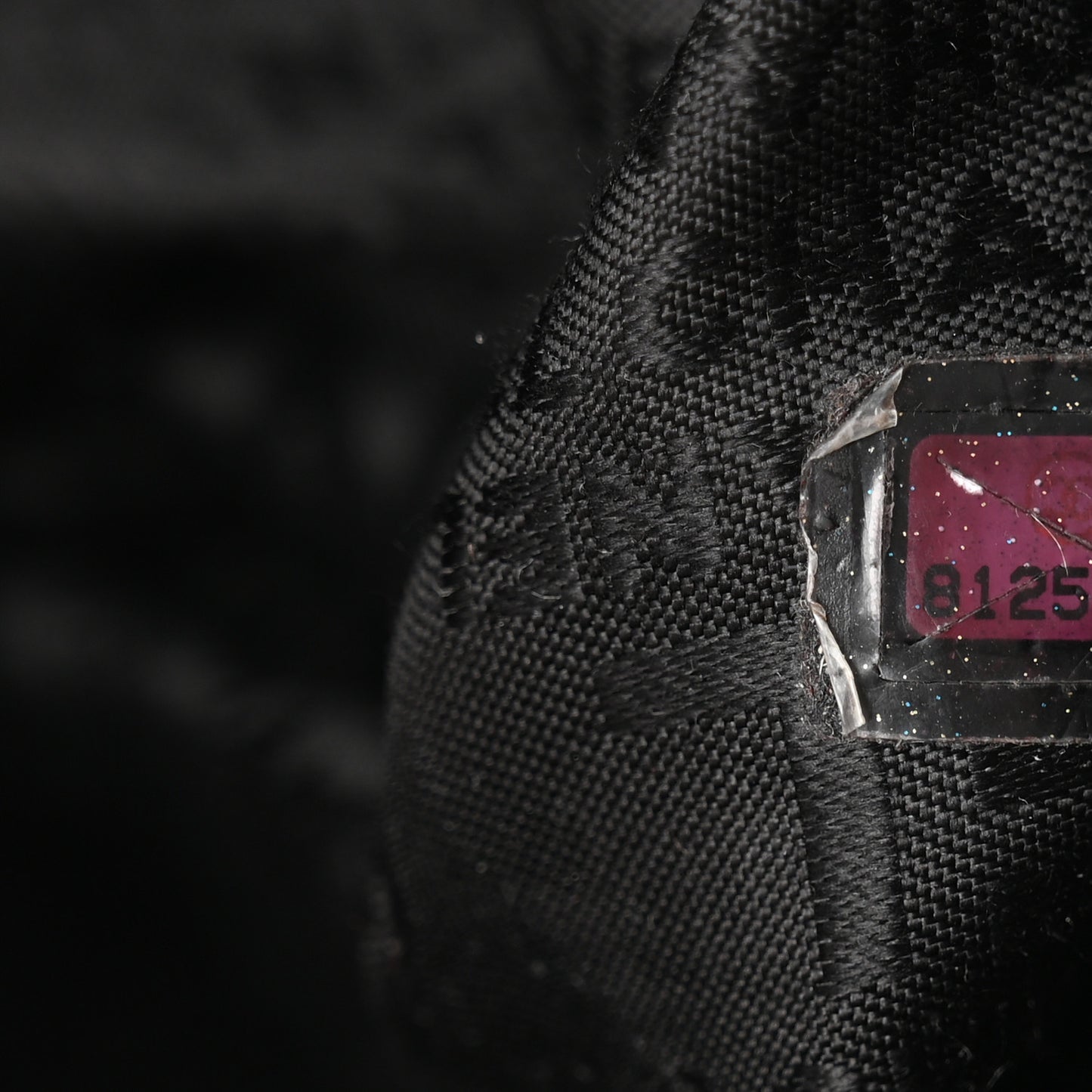 Needlepoint Precious Symbols Shoulder Bag Black