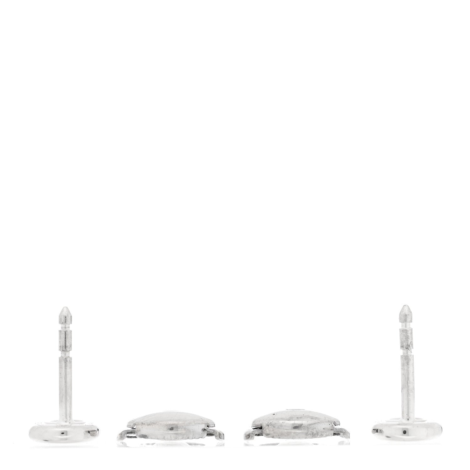 Hermes Sterling Silver TPM Farandole Earrings 3 of 5