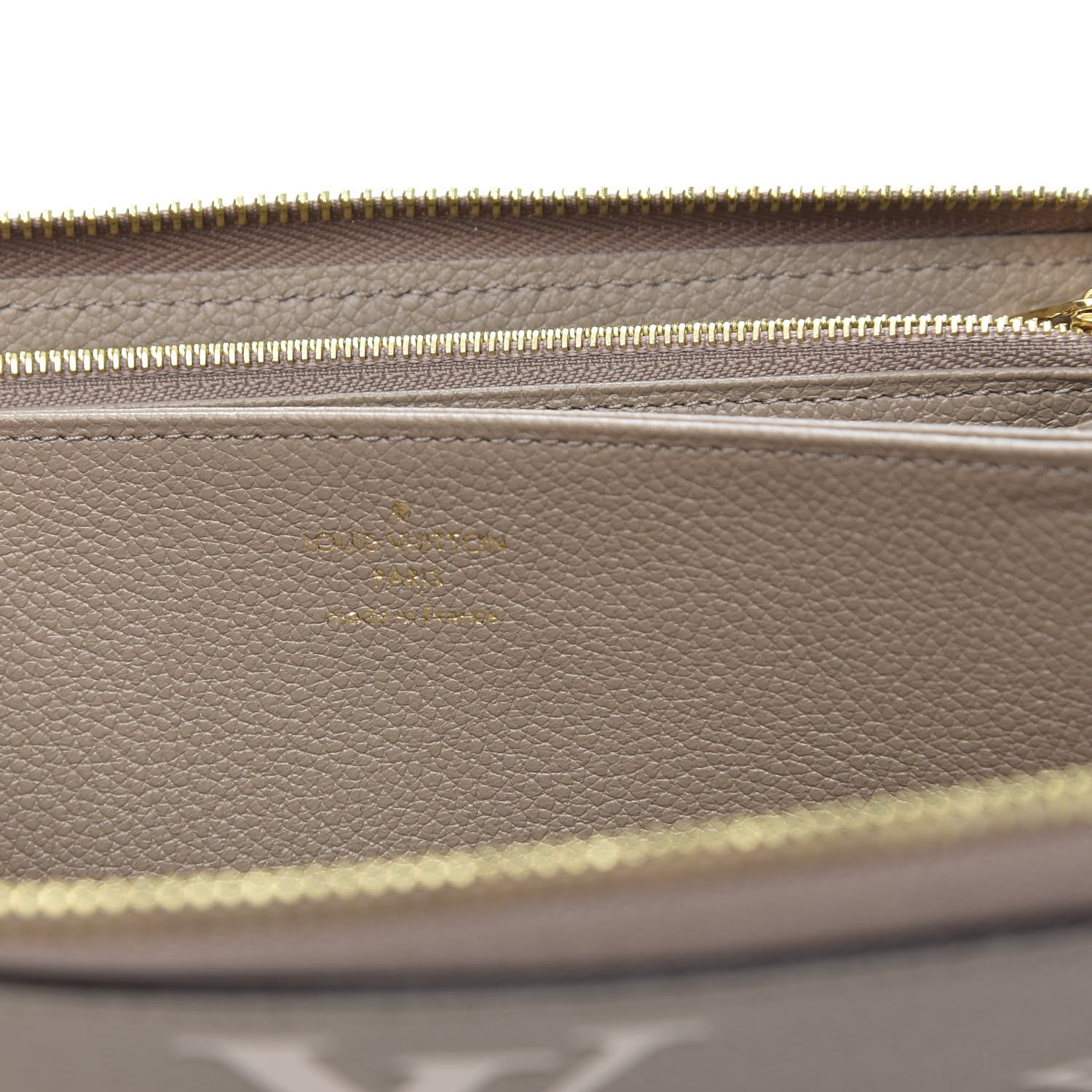 Louis Vuitton Empreinte Monogram Giant Zippy Wallet Tourterelle Creme 8 of 9