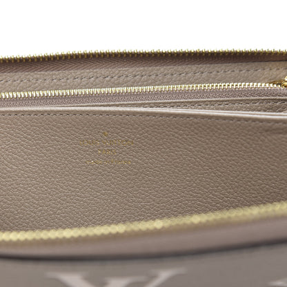 Louis Vuitton Empreinte Monogram Giant Zippy Wallet Tourterelle Creme 8 of 9