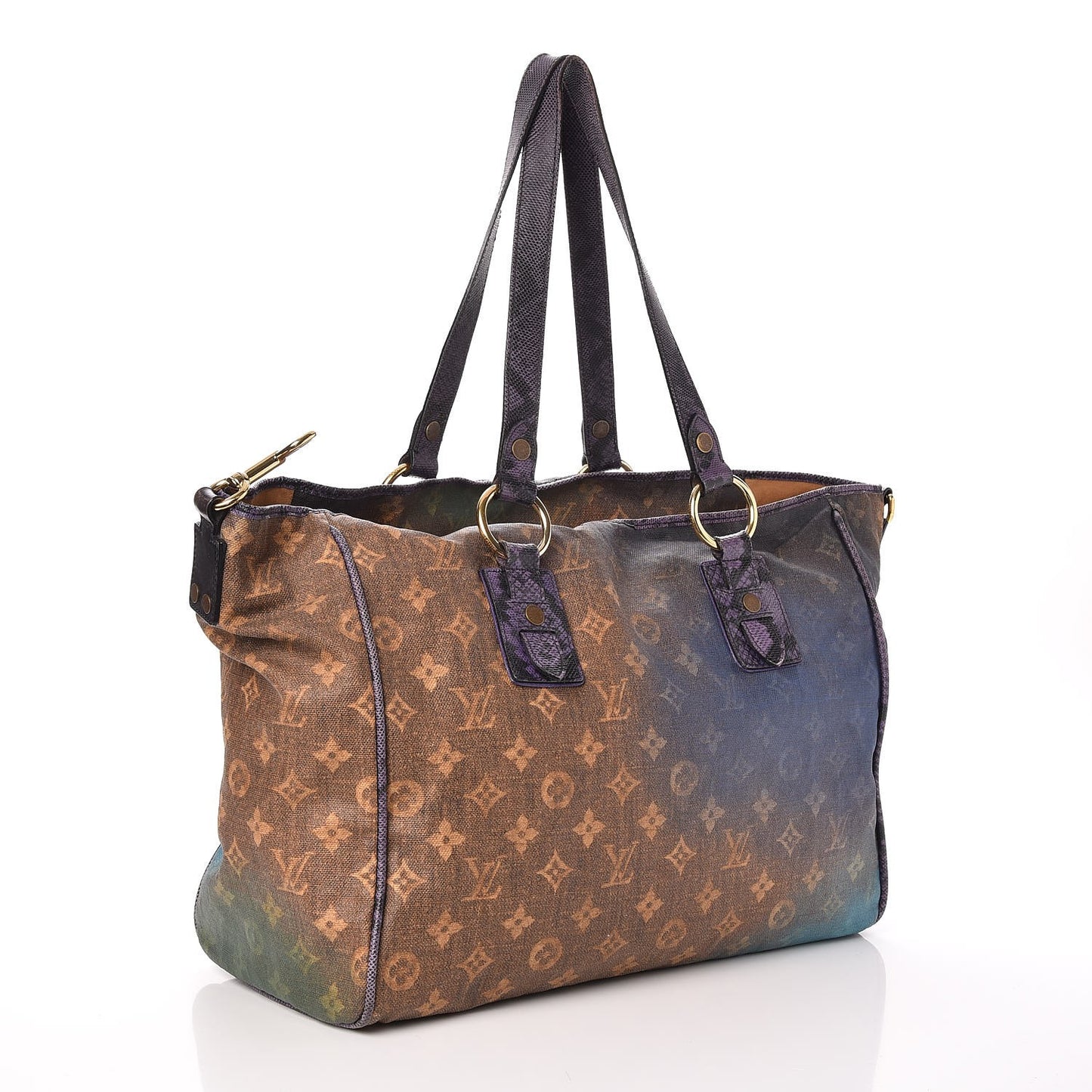 Monogram Karung Heartbreak Jokes Tote Violet