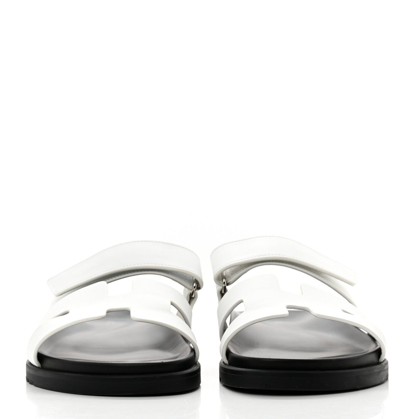 Calfskin Womens Chypre Sandals 40 White