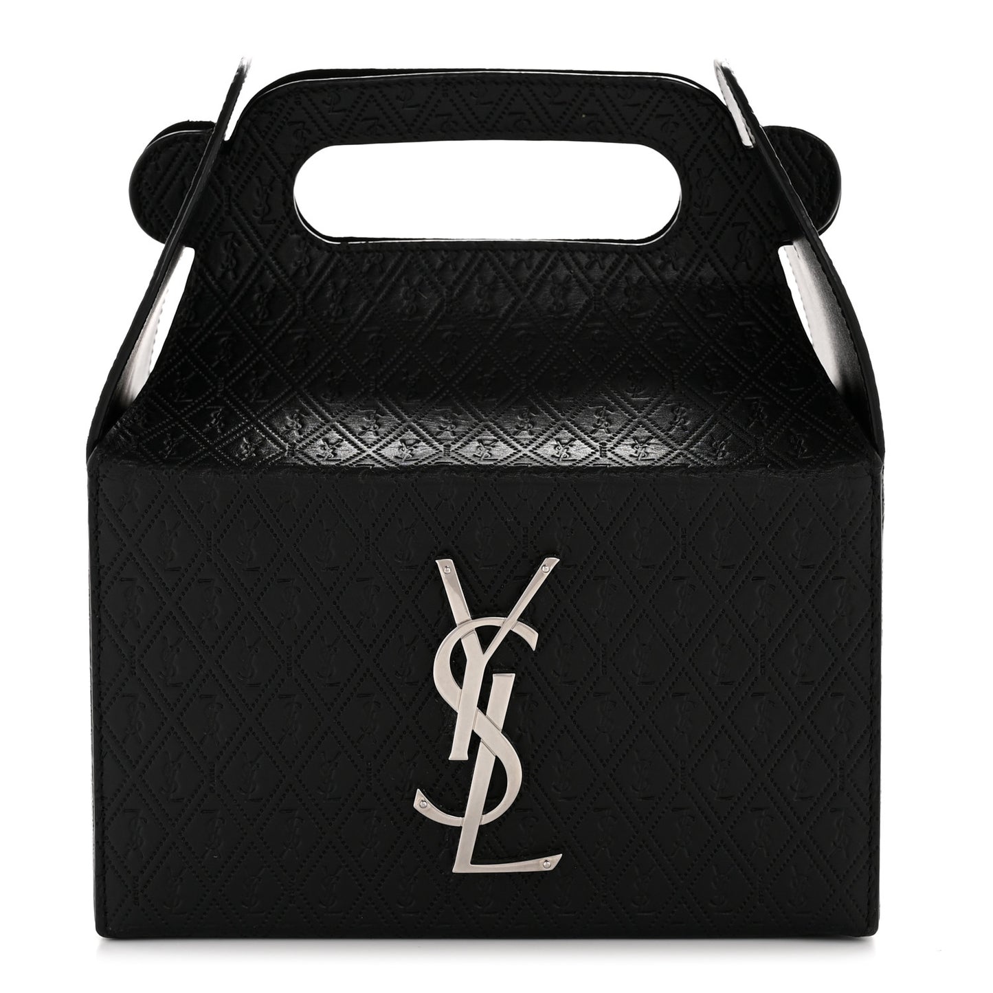 Calfskin Monogram Take Away Box Black