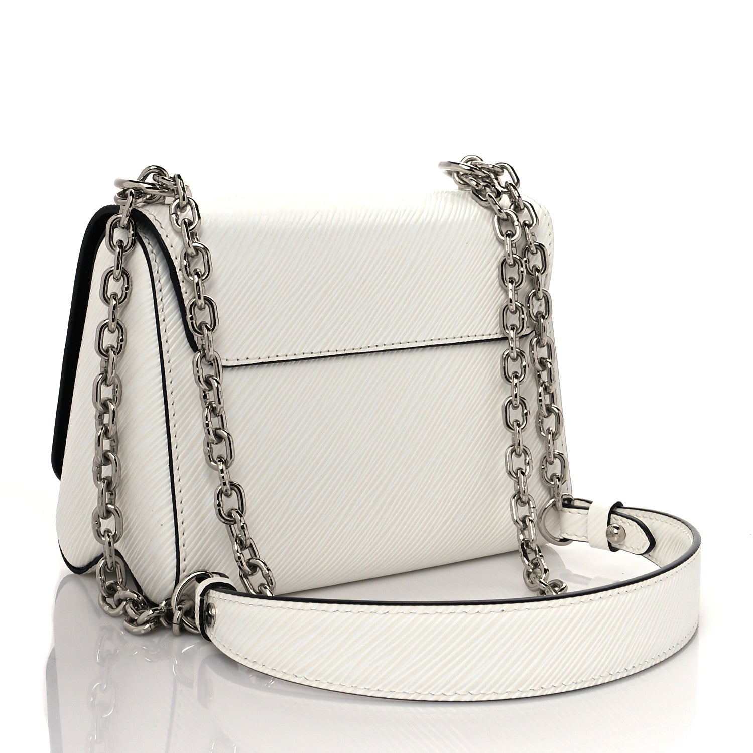 Louis Vuitton Epi Twist Shoulder Bag PM White 2 of 9
